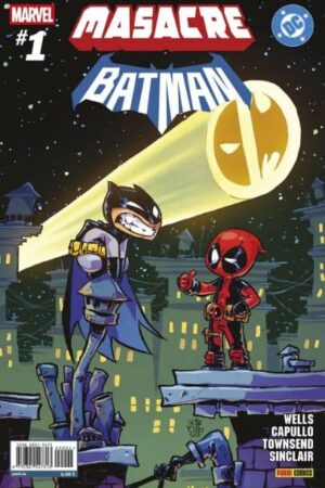 Masacre/Batman 01 (Portada alternativa de Skottie Young)