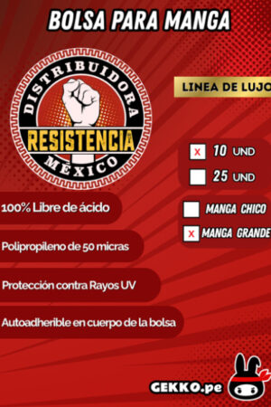 Bolsa Manga Grande Lujo - 10 piezas