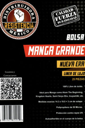 Bolsa Manga Grande Lujo Nueva Era - 25 piezas