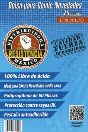 Bolsa Cómic Lujo Novedades - 25 piezas