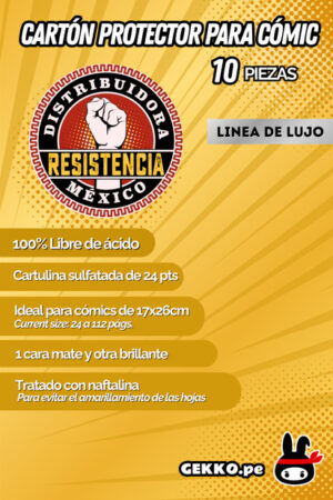 Cartón Cómic Lujo - 10 piezas