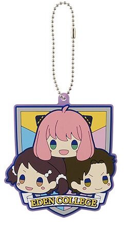 Spy x Family - Anya/Damian/Becky - Ichiban Kuji - Colgante de goma