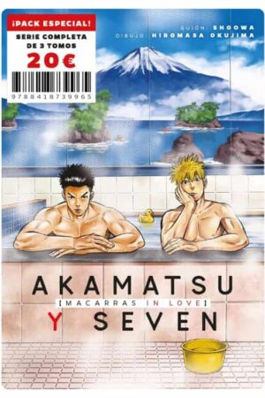 Pack Akamatsu y Seven: Macarras in love (Tomos 1, 2 y 3)
