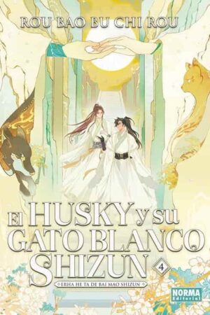 El Husky y su gato blanco Shizun 04